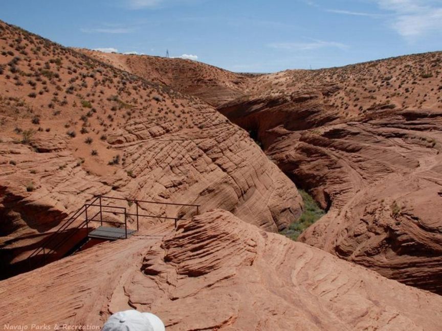 Top view of Lower Antelope Canyon