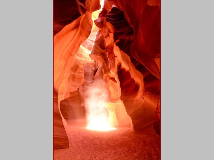 Upper Canyon light beam