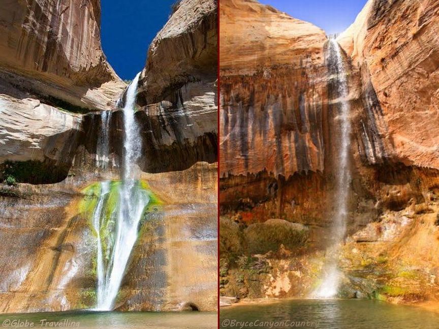 Lower & Upper Calf Creek Falls