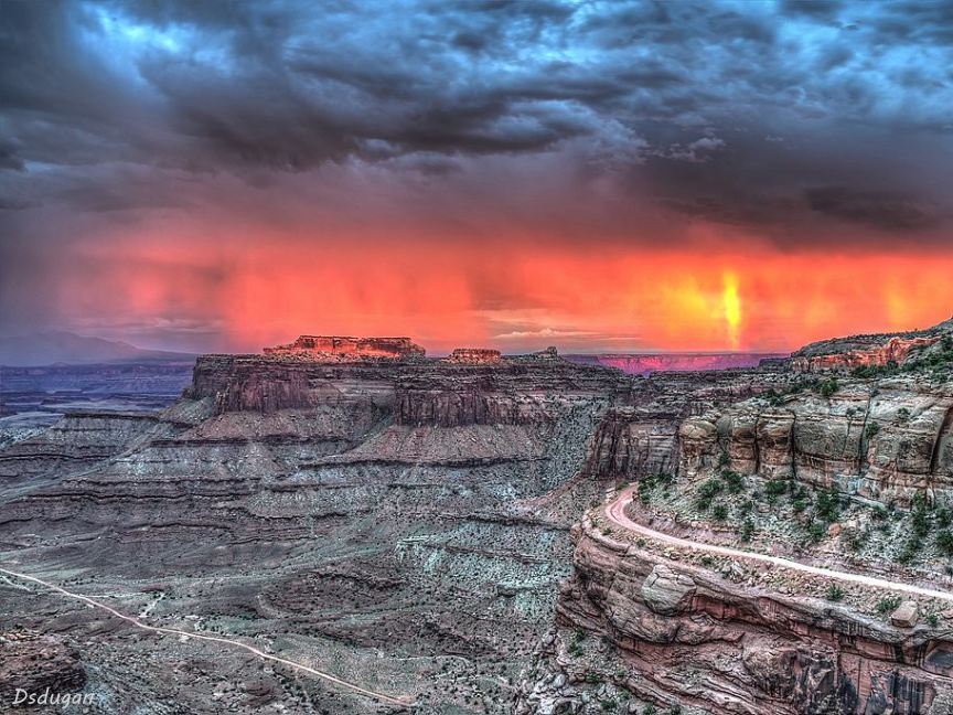 View into Shafer Basin