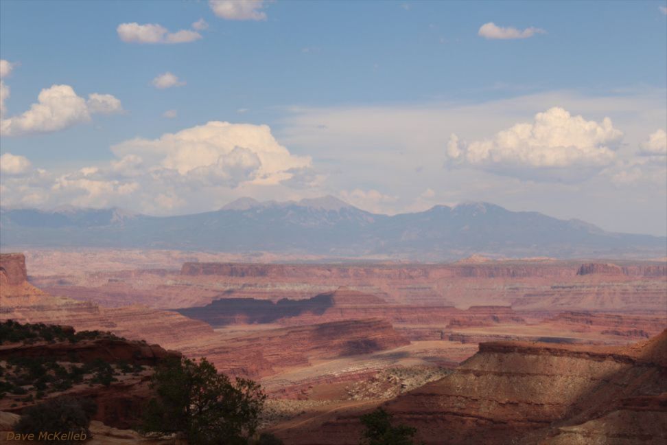 View of La Sal Mountains