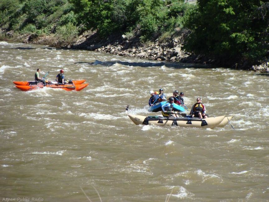 Rafting Glenwood Canyon