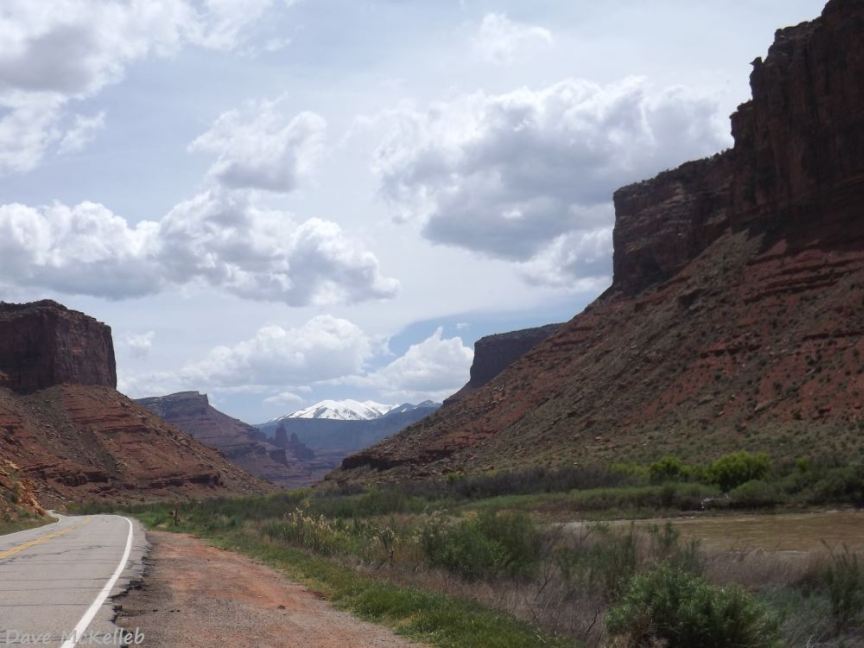 View down the canyon