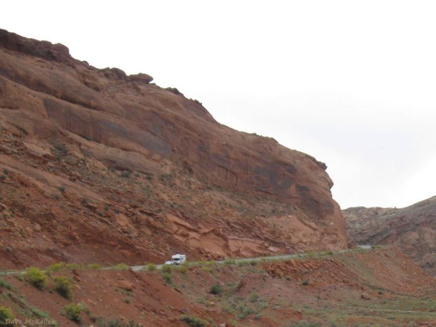 US163 cut through Comb Ridge