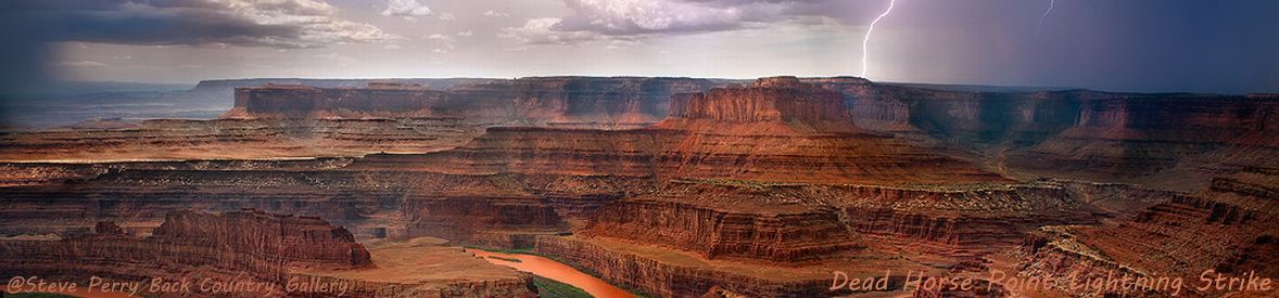 Dead Horse Point Lightning Strike
