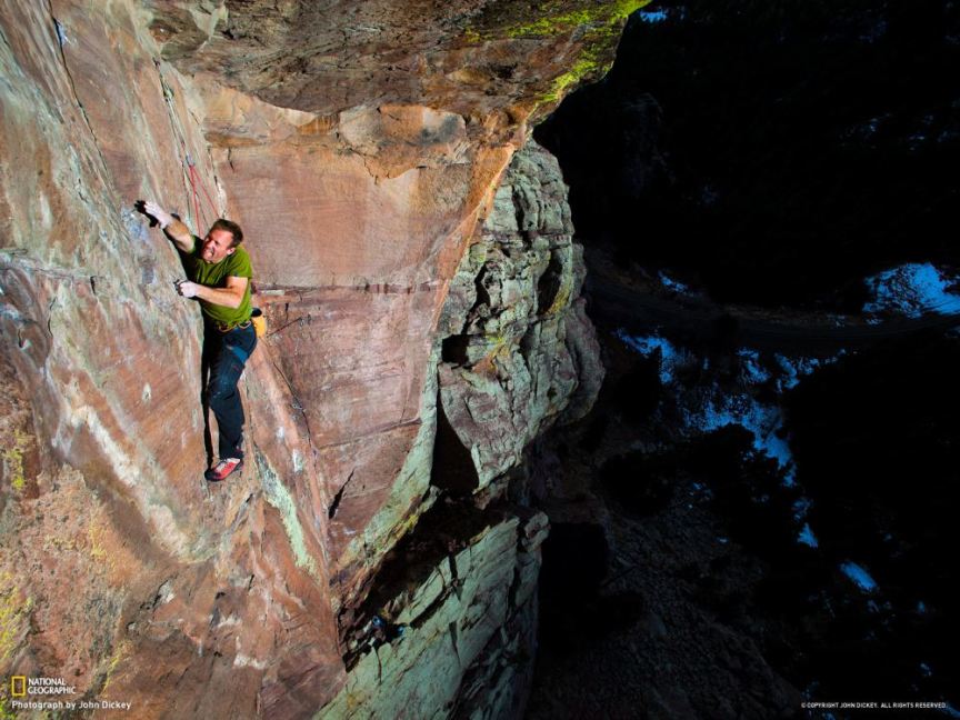 Climbing Red Dihedral