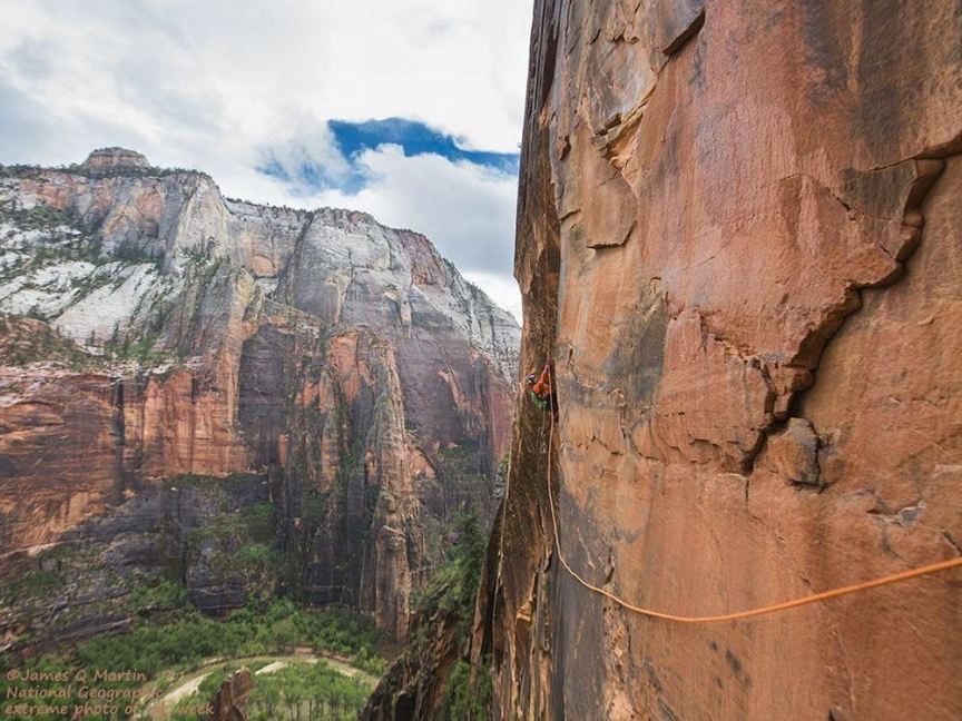 Zion climb