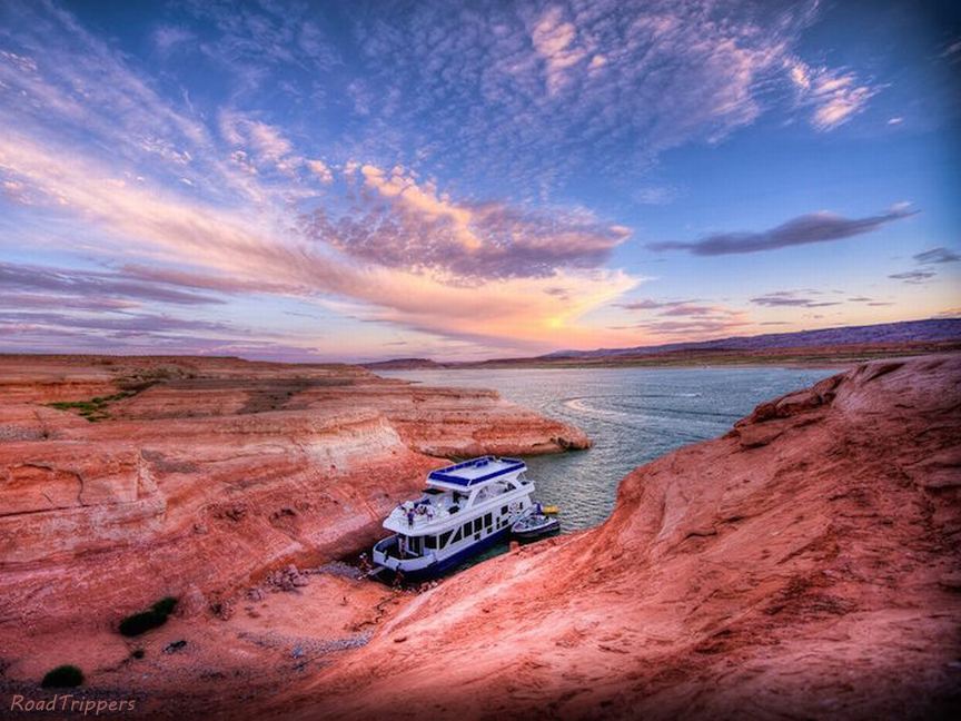 Houseboat on Lake Powell