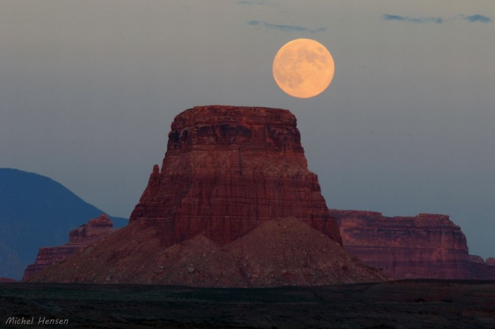 Moon over Glen Canyon NRA