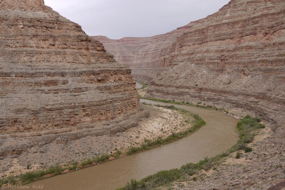 View into the canyon