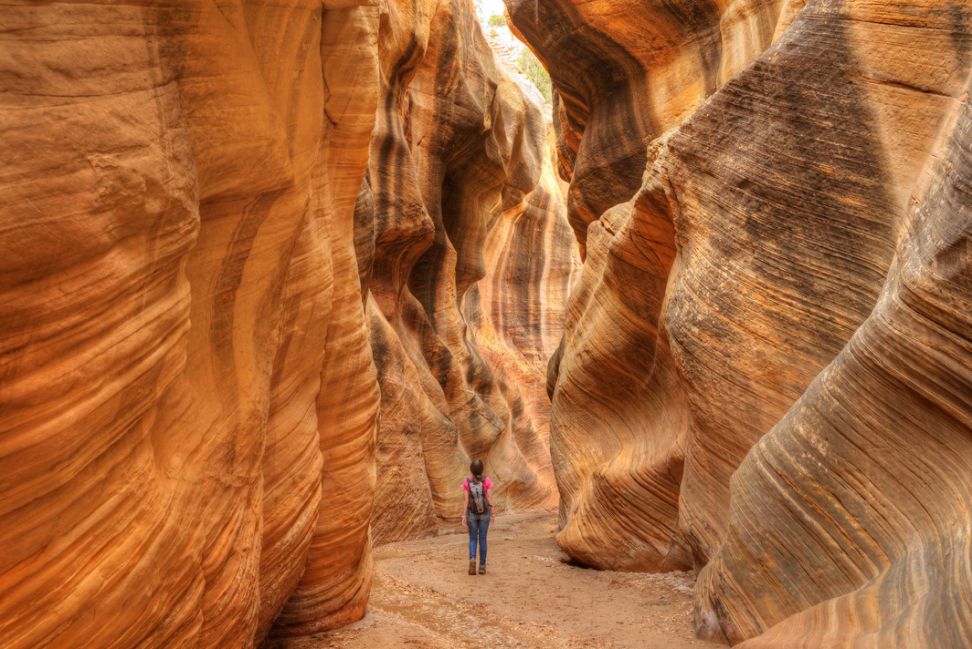 Slot canyon in GSENM