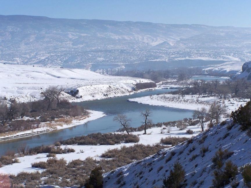 Green River in Winter