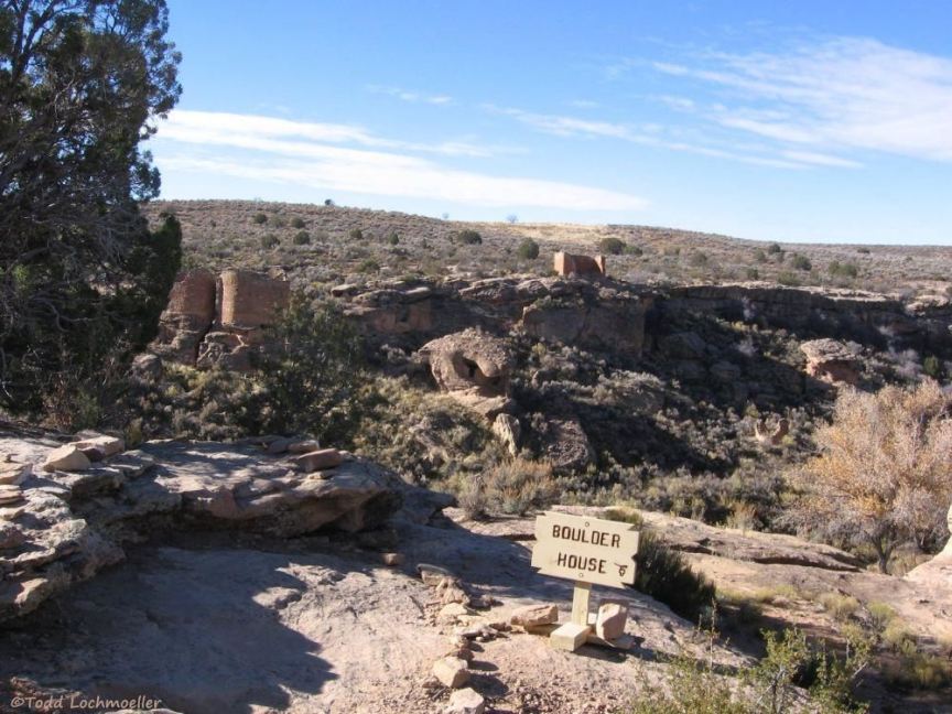 Twin Towers, Boulder House, and Rim Rock House