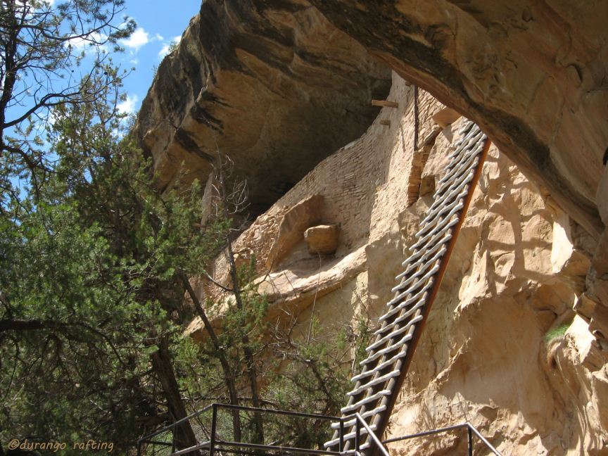 Ladder to Balcony House