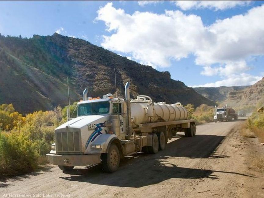 Truck in Nine Mile Canyon