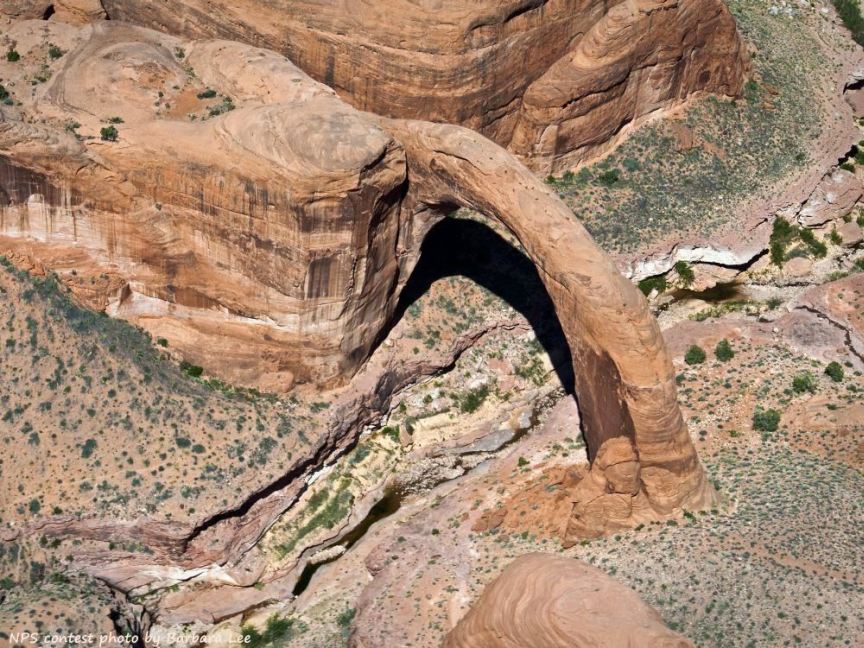 Aerial View of Rainbow Bridge