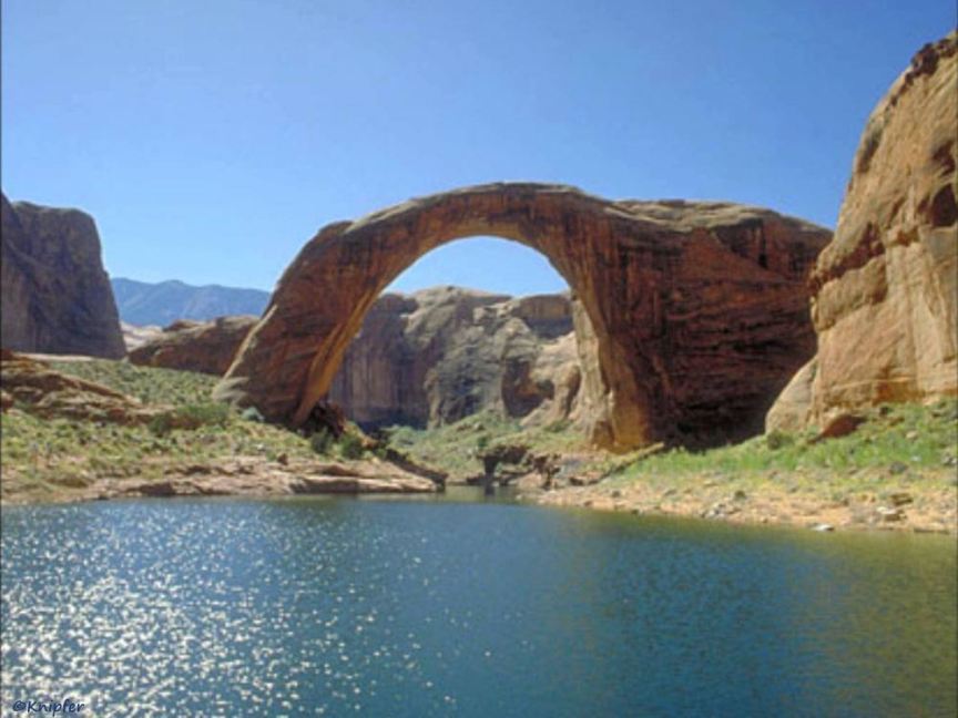 Water under Rainbow Bridge
