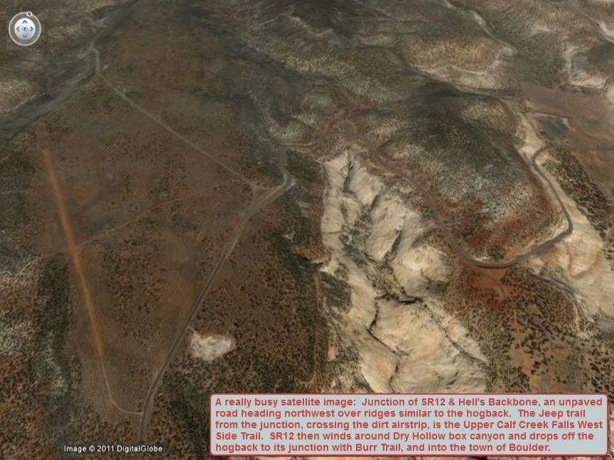 Satellite view of the north end