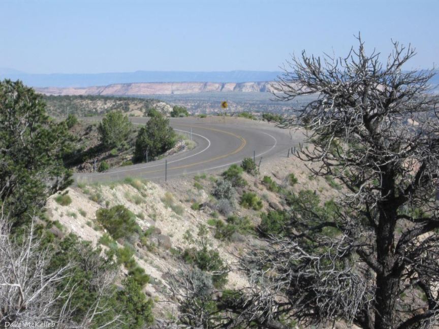 Scenic view across the hogback