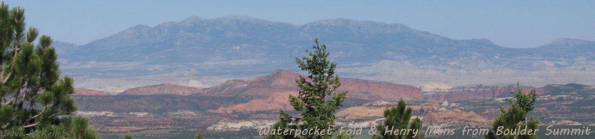 Waterpocket Fold from Boulder Mountain summit