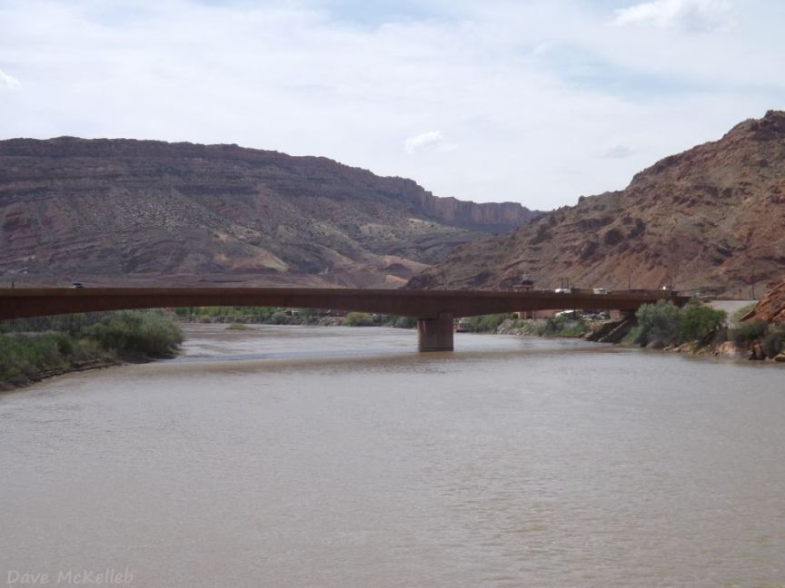 View from trail bridge