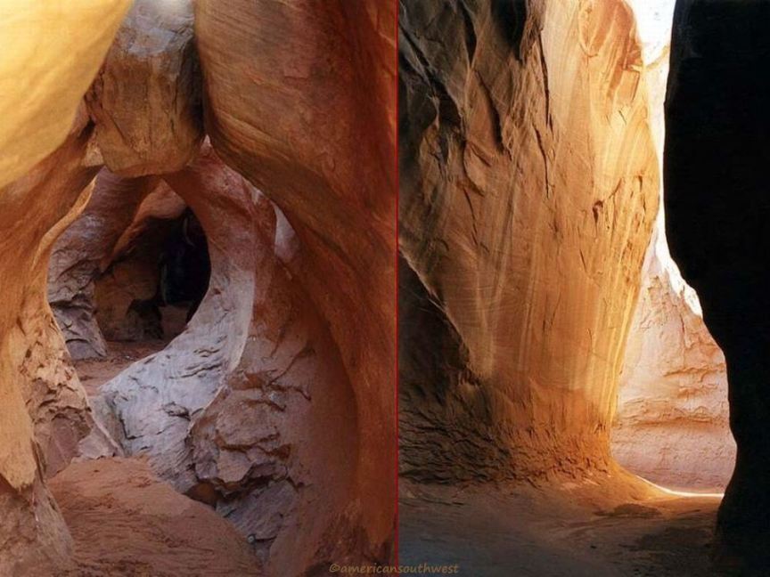 North Wash Slot Canyons