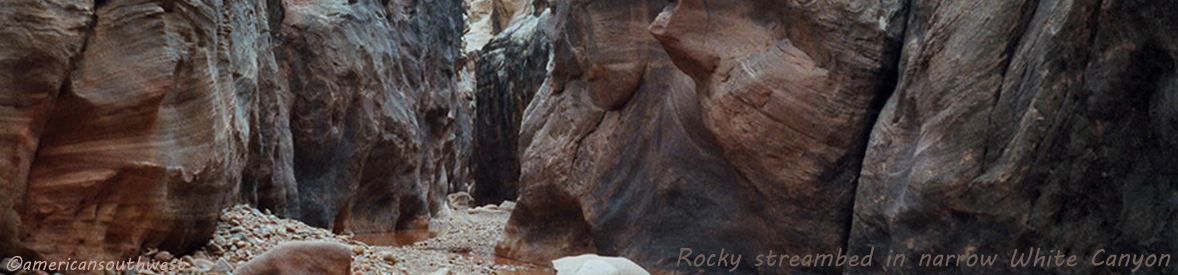 In the Black Hole in White Canyon