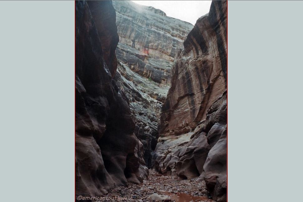 Deep section of the canyon