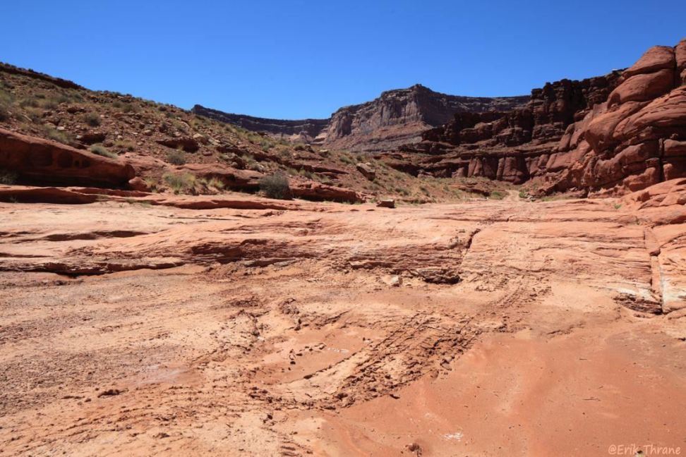 Rugged step on the road